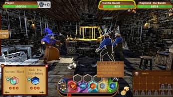 Elementium combat and UI screenshot